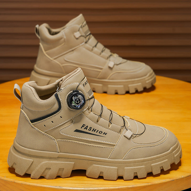 Damen Stabile Outdoor-Schnürstiefel mit rutschfester Sohle und atmungsaktivem Futter R&B