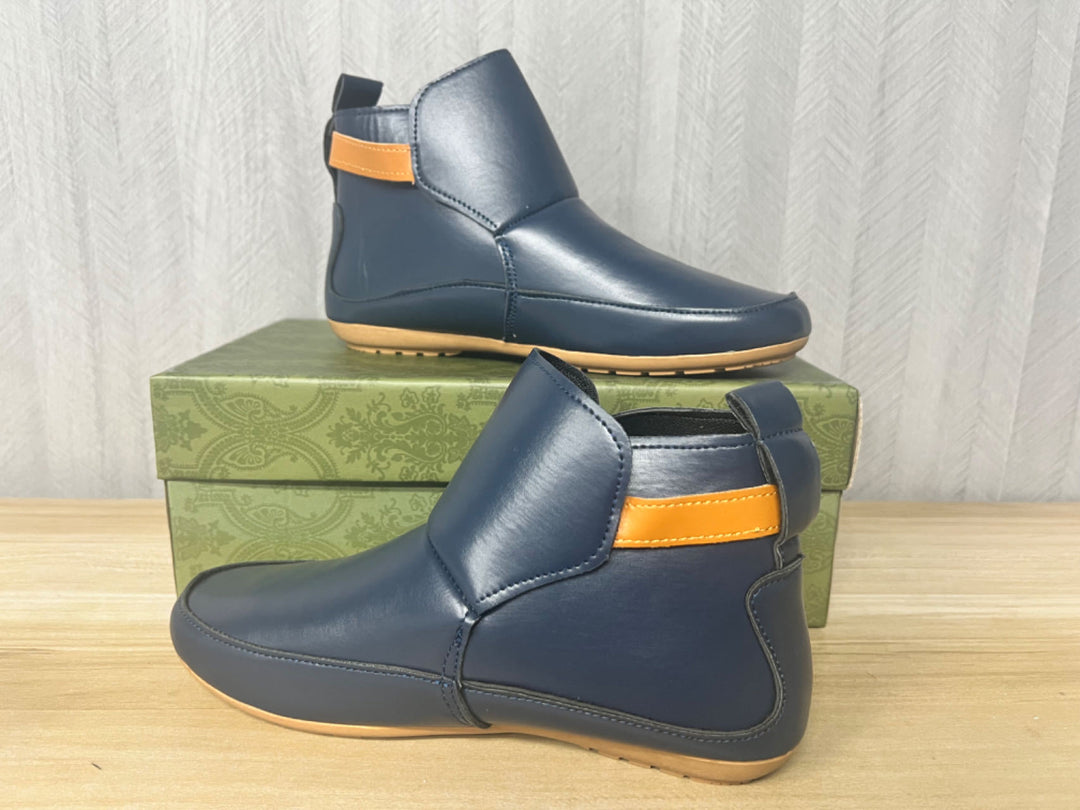 Damen elegante Stiefeletten aus hochwertigem mit modischem Riemen R&B