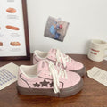 Damen Sportliche Sneakers mit modischen Sternenapplikationen R&B