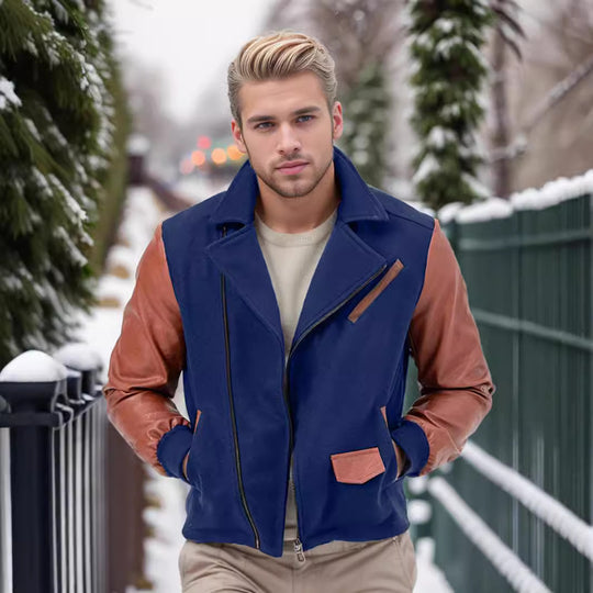 Herren stylische Winterjacke R&B