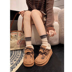 Damen Sneaker mit kuscheligem Innenfutter und tierischem Design R&B