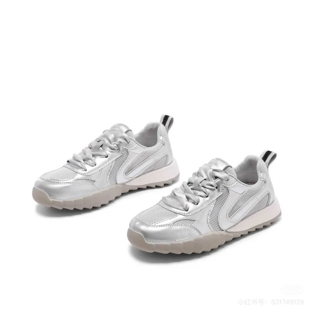 Damen Sportliche Sneakers mit atmungsaktivem Obermaterial und flexibler Sohle R&B