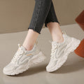 Damenmodische Sport-Sneaker mit atmungsaktiver Mesh-Oberfläche und stoßdämpfender Sohle R&B