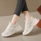 Damenmodische Sport-Sneaker mit atmungsaktiver Mesh-Oberfläche und stoßdämpfender Sohle R&B