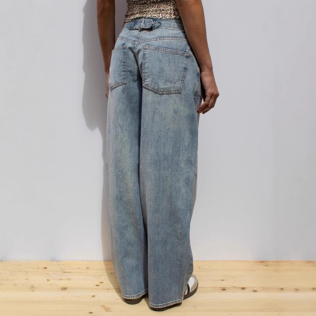 Damen Weite Jeanshose R&B
