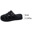 Damen Komfortable Schlüpfsandalen mit verstellbarem Riemen und ergonomischem Fußbett
