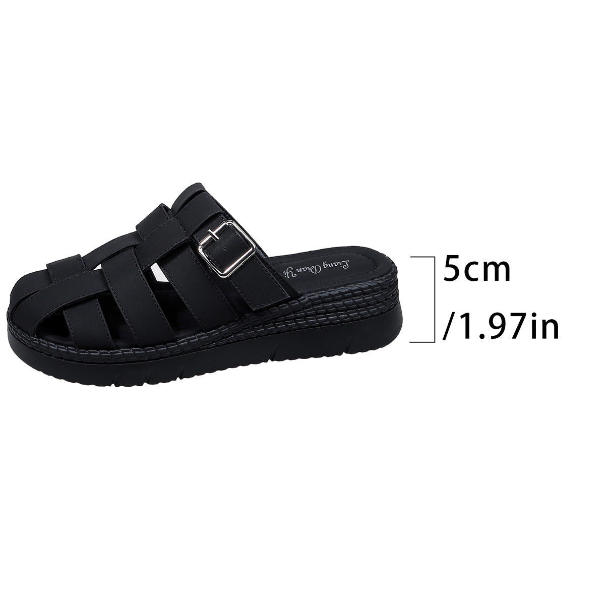 Damen Komfortable Schlüpfsandalen mit verstellbarem Riemen und ergonomischem Fußbett