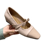Damen elegante Mary Jane Pumps mit modischem Schleifendetail R&B