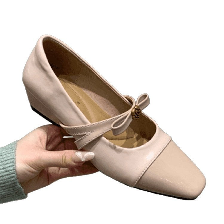 Damen elegante Mary Jane Pumps mit modischem Schleifendetail R&B