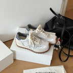Damen Sportliche Sneakers mit reflektierendem Obermaterial und rutschfester Sohle
