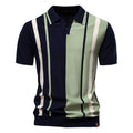Herren Poloshirt mit modernem Streifen-Design und hochwertiger Baumwollmischung