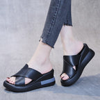 Damen Bequeme Sling-Sandalen mit elegantem Querriemen R&B