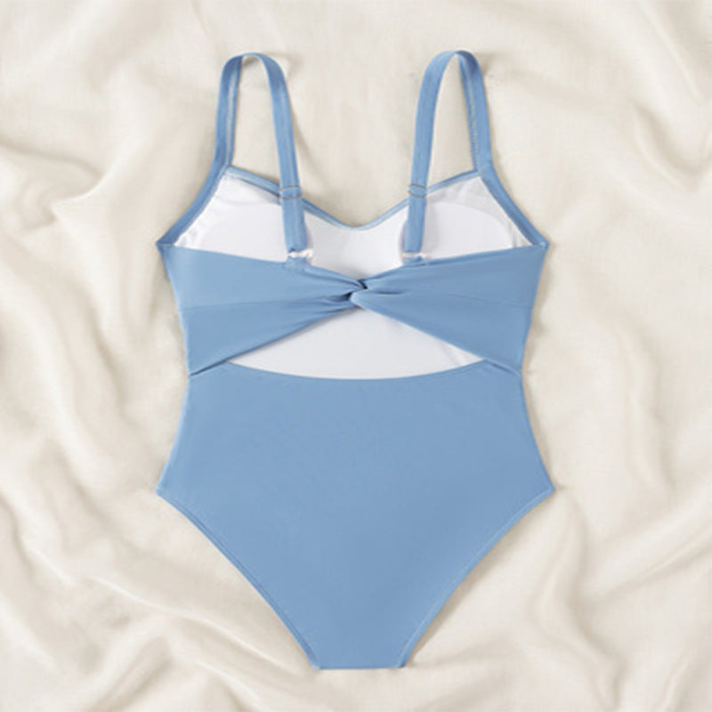 Damen Eleganter Wickelbadeanzug mit raffinierten Raffungselementen R&B