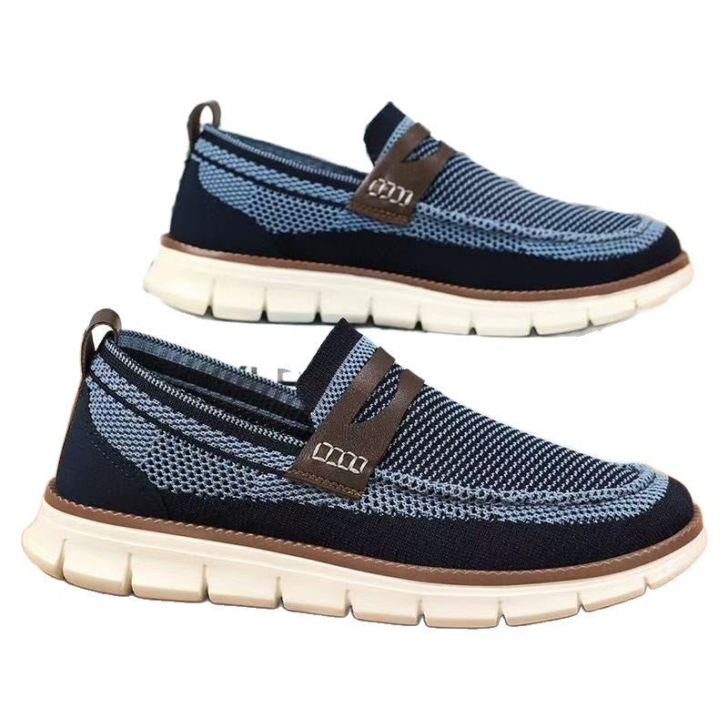 Damen Slip-On Freizeit-Schuhe mit atmungsaktivem Mesh-Obermaterial