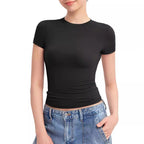 Damen Figurbetontes T-Shirt R&B
