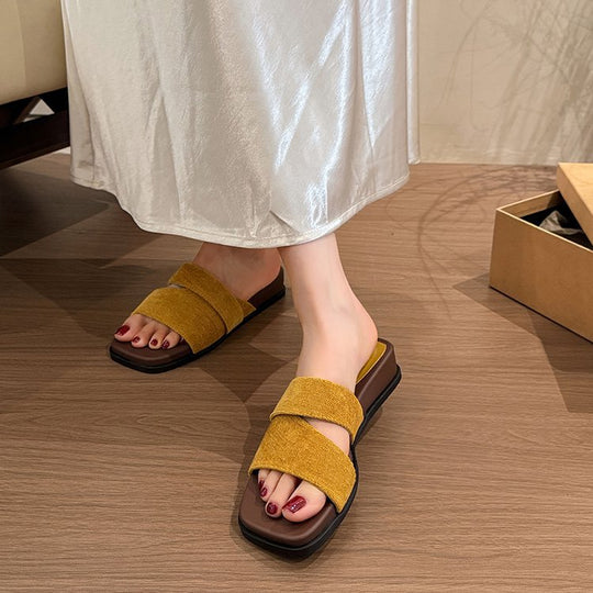 Damen Bequeme Strandpantoletten mit stilvollem Design und rutschfester Sohle R&B