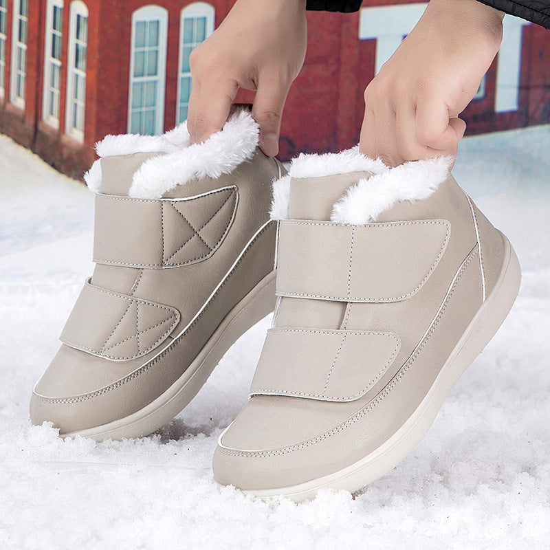 Damen Isolierte Winterstiefel mit verstellbaren Klettverschlüssen