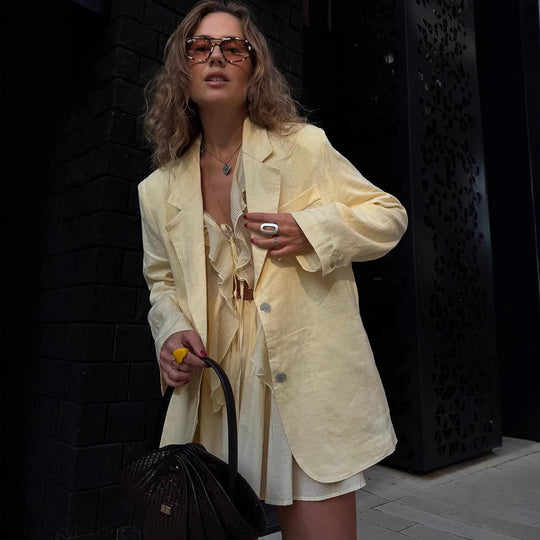 Damen Blazer mit lässigem Schnitt R&B