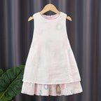 Mädchen Sommerkleid mit kariertem Design R&B
