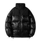 Damen isolierte Steppjacke mit hohem Kragen und elastischen Bündchen R&B