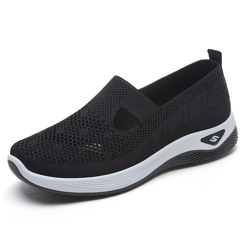 Damen Bequeme und atmungsaktive Knit-Slipper R&B