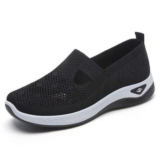 Damen Bequeme und atmungsaktive Knit-Slipper R&B