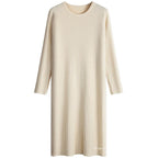 Damen Strickkleid mit feiner Rippenstruktur R&B