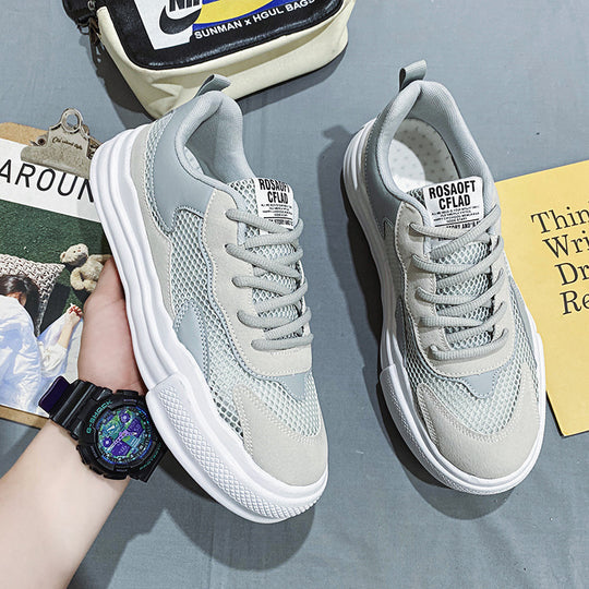 Damen Sportliche Sneakers mit atmungsaktivem Mesh und bequemer Dämpfung R&B