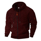 Herren Kapuzensweatjacke mit insbesondere atmungsaktiver Struktur und praktischen Taschen R&B