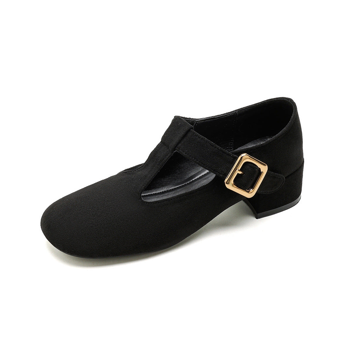 Damen modische Ballerinas mit eleganter Schnallenapplikation