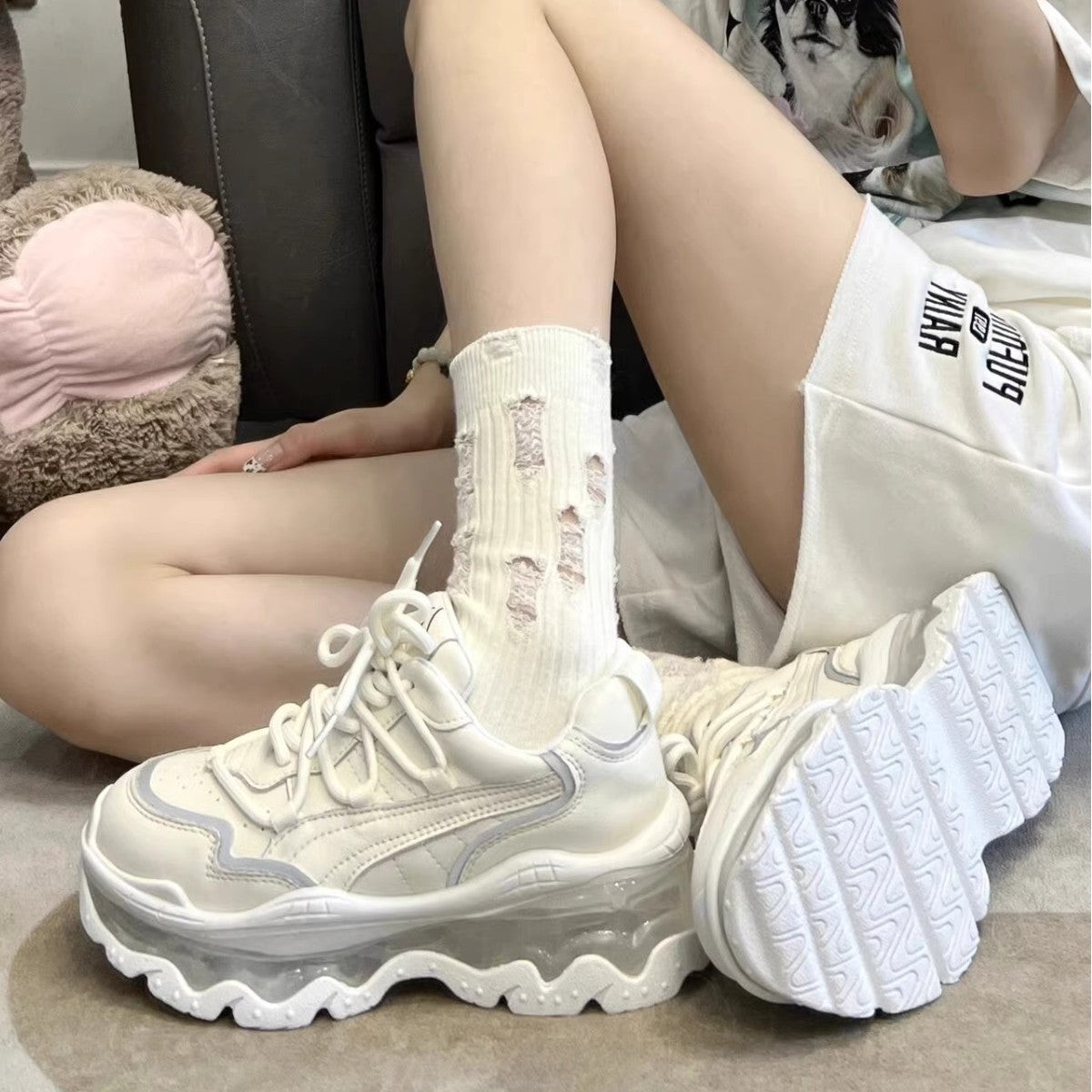 Damen Sportschuhe mit luftgepolsterter Sohle und atmungsaktivem Obermaterial R&B