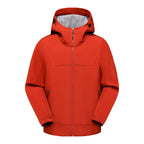Herren technische Multifunktionsjacke mit verstellbarem Kapuzenkragen und wasserabweisendem Material R&B