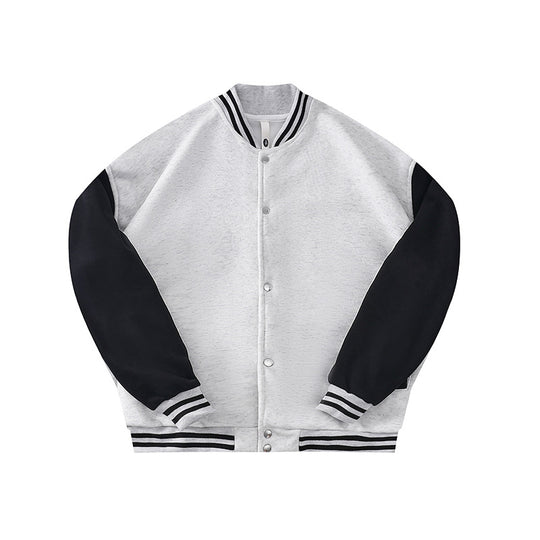 Damen Sportliche Bomberjacke mit Kontrastärmel und modernem Design R&B