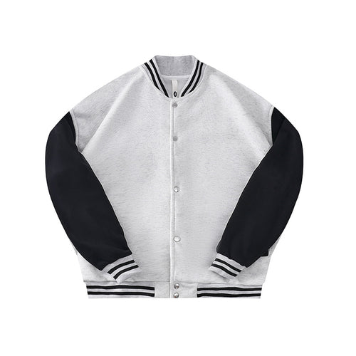 Damen Sportliche Bomberjacke mit Kontrastärmel und modernem Design R&B