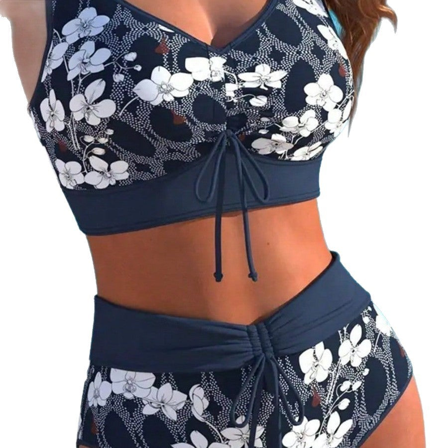 Damen Hochtailliertes Badeanzug-Set R&B