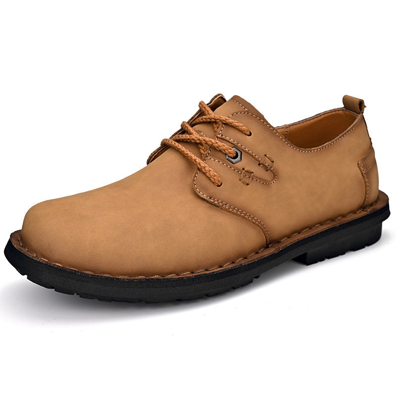 Herren Bequeme und zeitlose Schnürhalbschuhe aus hochwertigem Leder R&B
