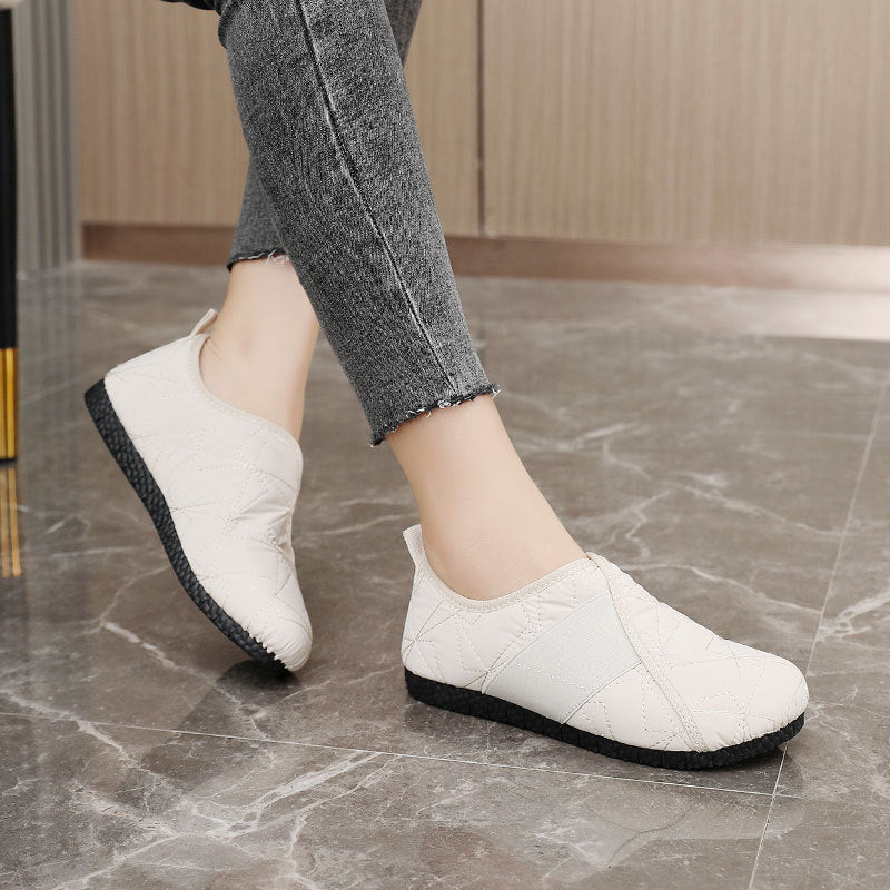 Damen Hausschuhe mit isolierendem Fleece-Innenfutter und rutschfester Sohle R&B