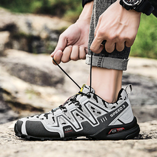 Damen Trailrunning-Schuhe mit rutschfester Sohle und innovative Dämpfung R&B