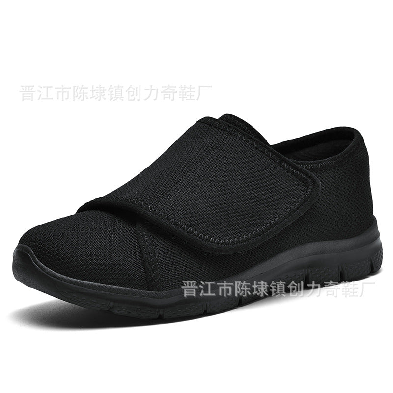 Damen Komfortable Slip-On Sneakers mit verstellbarem Klettverschluss R&B