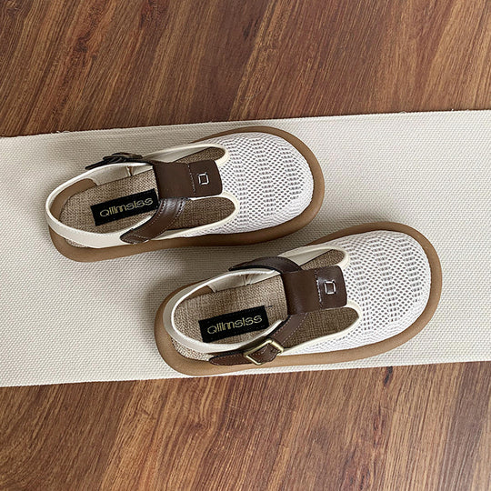 Damen Atmungsaktive Sandalen mit verstellbarem Riemen und komfortablem Fußbett R&B