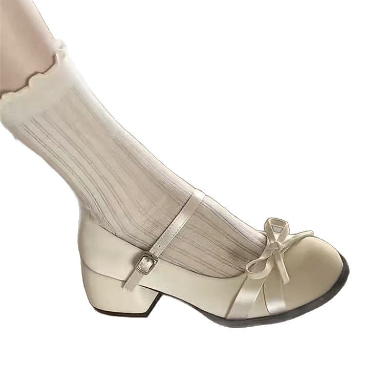 Damen Ballerinas mit dekorativer Schleifenapplikation und stabiler Sohle R&B