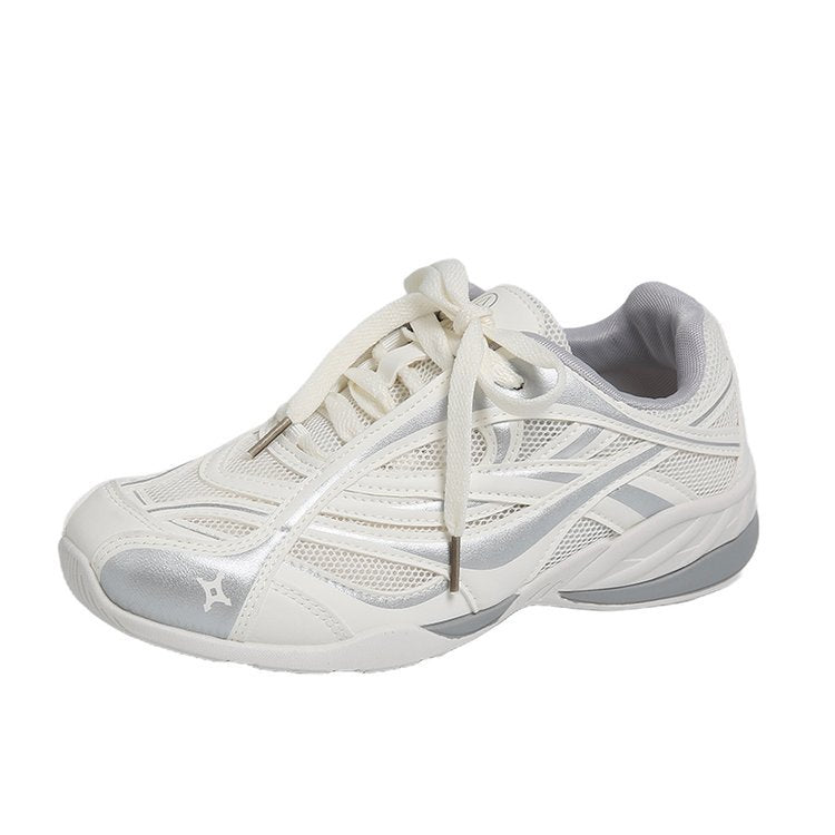 Damen sportliche Laufschuhe mit atmungsaktiver Mesh-Konstruktion und rutschfester Sohle R&B