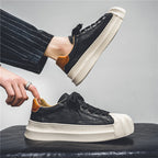 Damen Schnür-Sneaker mit luxuriösem Leder und markantem Design R&B