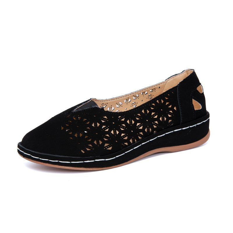 Damen Bequeme Ballerinas mit Luftlöchern R&B