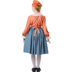 Damen Trachtenkleid mit Schürze und Mütze R&B