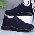 Damen Sportliche Lauf- und Freizeitschuhe mit atmungsaktivem Netz-Obermaterial R&B