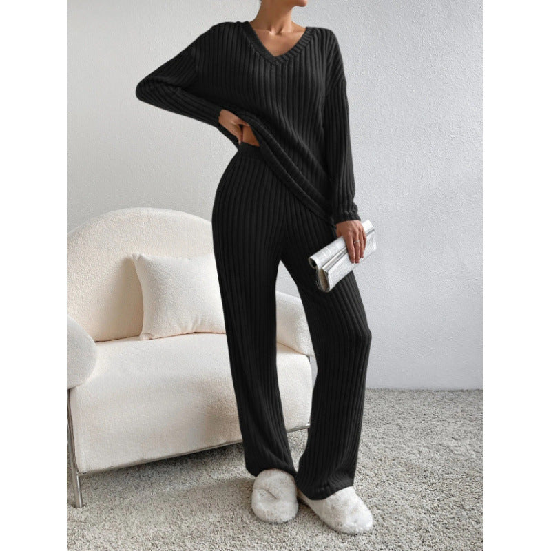 Damen bequemer Strickanzug R&B