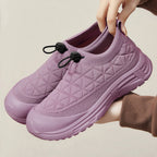 Damen Sportliche Slip-On Sneakers mit flexiblem Strickoberteil R&B