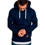 Herren Kapuzenpullover mit modischem Schnitt und lässigem Innenfutter R&B