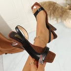 Damen Elegante Slingback-Pumps mit modischem Absatz R&B